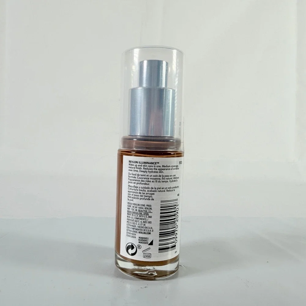Revlon Illuminance Skin Caring Foundation 513 Mahogany Lot of 4 Brand New